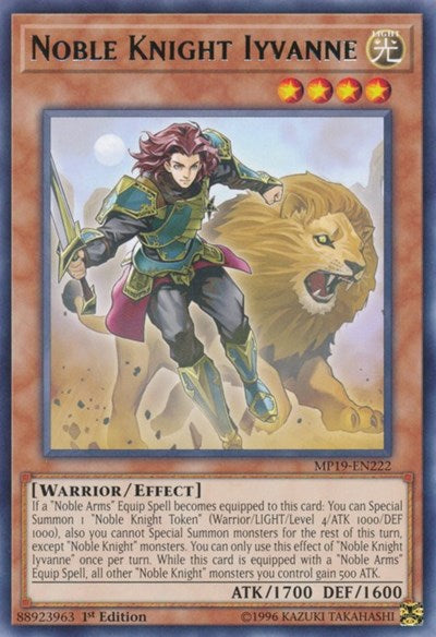 Noble Knight Iyvanne (MP19-EN222) [2019 Gold Sarcophagus Tin Mega Pack]