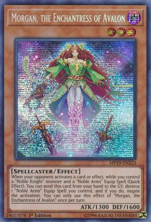 Morgan, the Enchantress of Avalon (MP19-EN223) - 2019 Gold Sarcophagus Tin Mega Pack Unlimited