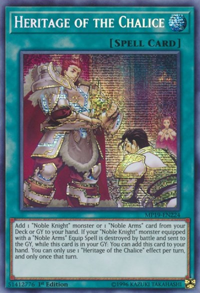 Heritage of the Chalice (MP19-EN224) [2019 Gold Sarcophagus Tin Mega Pack]