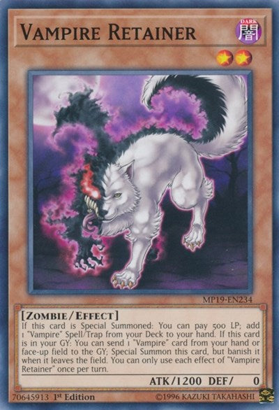 Vampire Retainer (MP19-EN234) [2019 Gold Sarcophagus Tin Mega Pack]