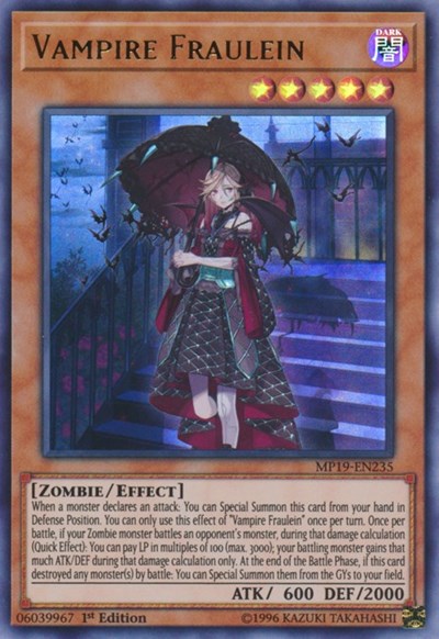 Vampire Fraulein (MP19-EN235) [2019 Gold Sarcophagus Tin Mega Pack]