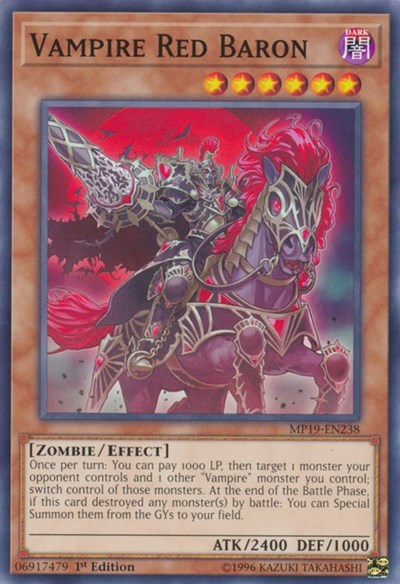 Vampire Red Baron (MP19-EN238) [2019 Gold Sarcophagus Tin Mega Pack]