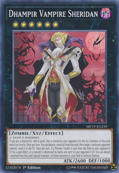 Dhampir Vampire Sheridan (MP19-EN239) [2019 Gold Sarcophagus Tin Mega Pack]
