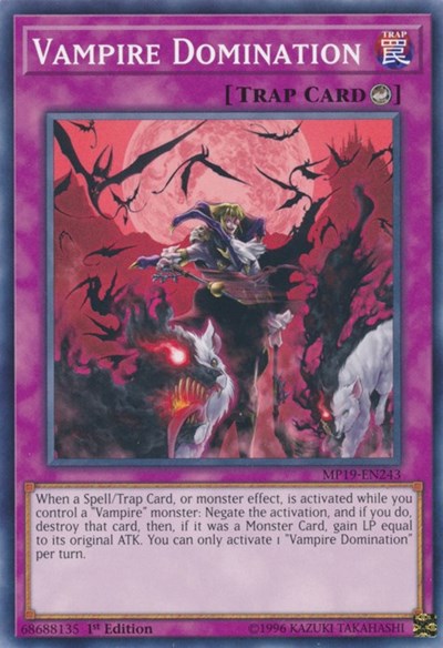 Vampire Domination (MP19-EN243) [2019 Gold Sarcophagus Tin Mega Pack]