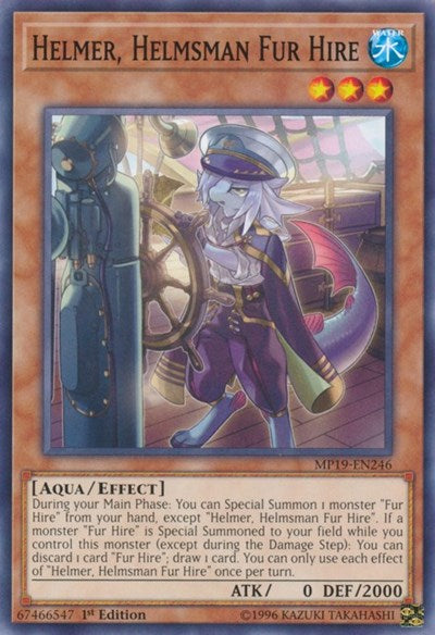 Helmer, Helmsman Fur Hire (MP19-EN246) [2019 Gold Sarcophagus Tin Mega Pack]