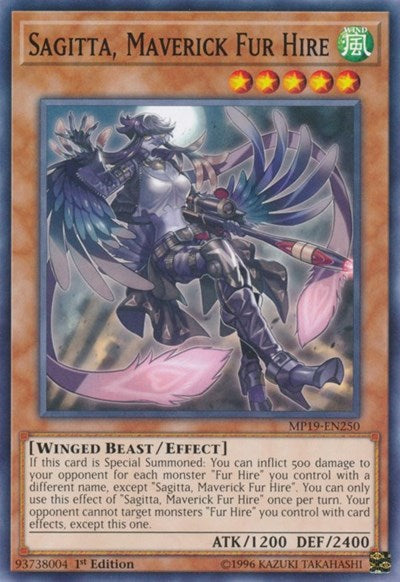 Sagitta, Maverick Fur Hire (MP19-EN250) [2019 Gold Sarcophagus Tin Mega Pack]