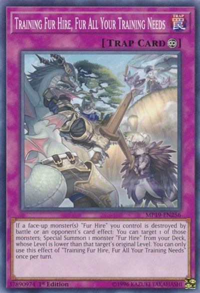 Training Fur Hire, Fur All Your Training Needs (MP19-EN256) [2019 Gold Sarcophagus Tin Mega Pack]