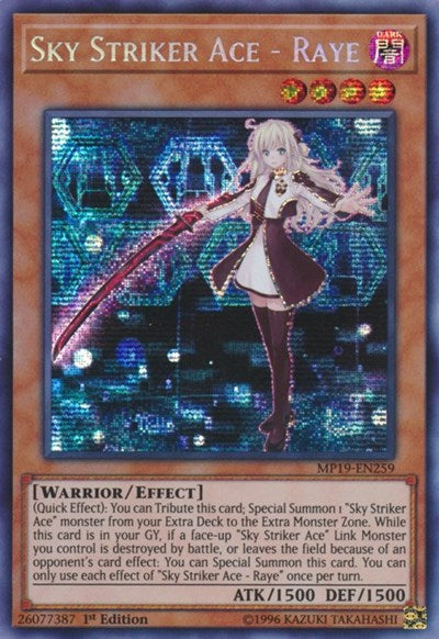 Sky Striker Ace - Raye (MP19-EN259) [2019 Gold Sarcophagus Tin Mega Pack]
