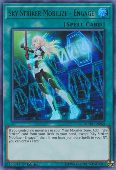 Sky Striker Mobilize - Engage! (MP19-EN260) [2019 Gold Sarcophagus Tin Mega Pack]