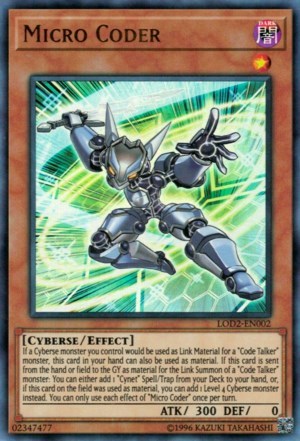 Micro Coder (LOD2-EN002) [Yu-Gi-Oh! Video Game Promotional Cards]