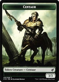 Centaur // Egg Double-Sided Token (15 // 16) [Commander 2019]