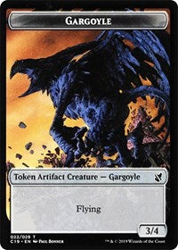 Gargoyle // Egg Double-Sided Token (22 // 16) [Commander 2019]