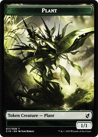 Plant // Morph Double-Sided Token (17 // 27) [Commander 2019]