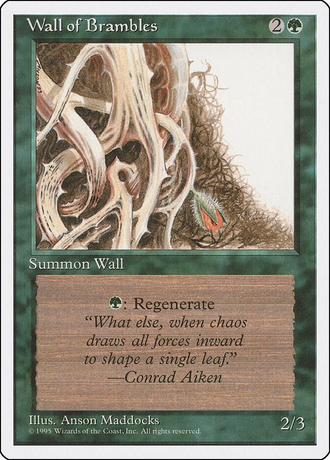 Wall of Brambles [Fourth Edition]
