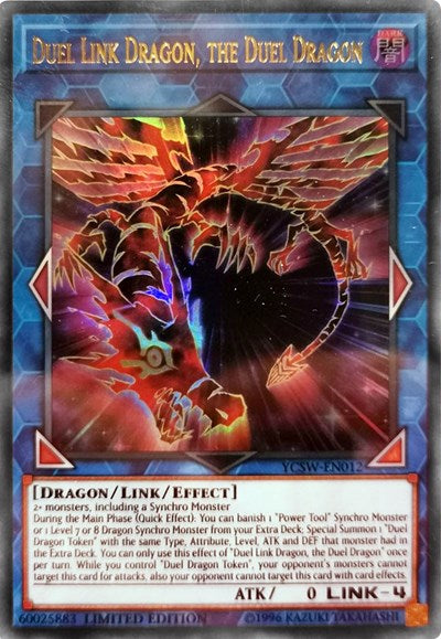 Duel Link Dragon, the Duel Dragon (UR) (YCSW-EN012) [Yu-Gi-Oh! Championship Series Prize Cards]