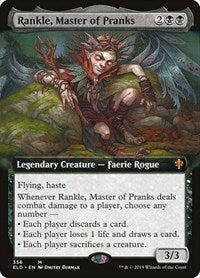 Rankle, Master of Pranks (Extended Art) (356) [Throne of Eldraine]