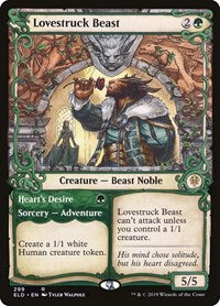 Lovestruck Beast (Showcase) (299) [Throne of Eldraine]