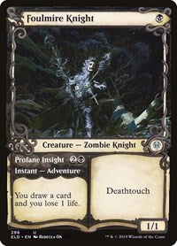 Foulmire Knight (Showcase) (286) [Throne of Eldraine]