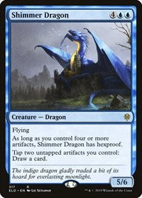 Shimmer Dragon (317) [Throne of Eldraine]