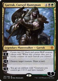 Garruk, Cursed Huntsman (191) [Throne of Eldraine]