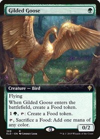 Gilded Goose (Extended Art) (369) [Throne of Eldraine]