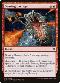 Searing Barrage (140) [Throne of Eldraine]