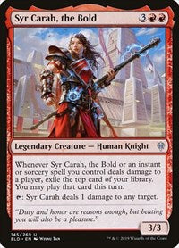 Syr Carah, the Bold (145) [Throne of Eldraine]
