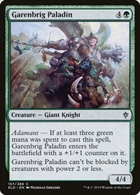 Garenbrig Paladin (157) [Throne of Eldraine]