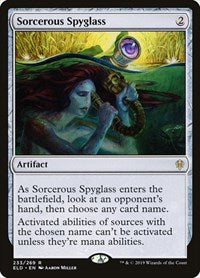 Sorcerous Spyglass (233) [Throne of Eldraine]