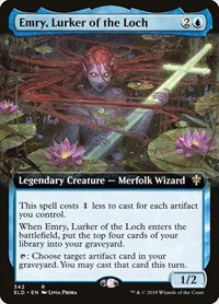 Emry, Lurker of the Loch (Extended Art) (342) [Throne of Eldraine]