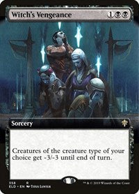 Witch's Vengeance (Extended Art) (358) [Throne of Eldraine]
