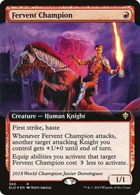Fervent Champion (Extended Art) (360) [Throne of Eldraine]