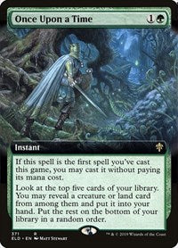 Once Upon a Time (Extended Art) (371) [Throne of Eldraine]