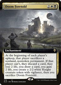 Doom Foretold (Extended Art) (378) [Throne of Eldraine]