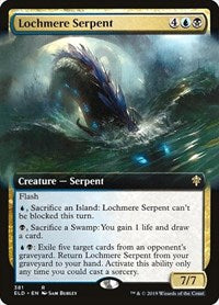 Lochmere Serpent (Extended Art) (381) [Throne of Eldraine]