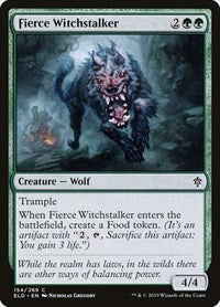 Fierce Witchstalker (154) [Throne of Eldraine]