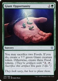 Giant Opportunity (159) [Throne of Eldraine]
