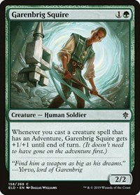 Garenbrig Squire (158) [Throne of Eldraine]