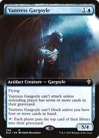 Vantress Gargoyle (Extended Art) (349) [Throne of Eldraine]