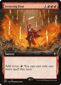 Irencrag Feat (Extended Art) (362) [Throne of Eldraine]