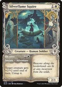 Silverflame Squire (Showcase) (279) [Throne of Eldraine]