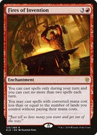Fires of Invention (125) [Throne of Eldraine]