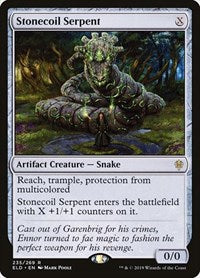 Stonecoil Serpent (235) [Throne of Eldraine]