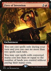 Fires of Invention (Extended Art) (361) [Throne of Eldraine]
