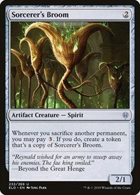Sorcerer's Broom (232) [Throne of Eldraine]