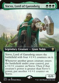 Yorvo, Lord of Garenbrig (Extended Art) (376) [Throne of Eldraine]