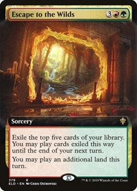 Escape to the Wilds (Extended Art) (379) [Throne of Eldraine]