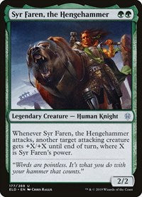 Syr Faren, the Hengehammer (177) [Throne of Eldraine]