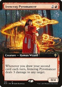 Irencrag Pyromancer (Extended Art) (363) [Throne of Eldraine]