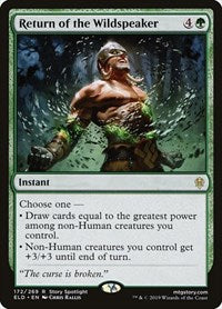 Return of the Wildspeaker (172) [Throne of Eldraine]